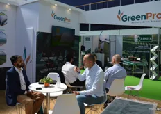 Ckitang Mehta with GreenPro talking to one of the so many visitors